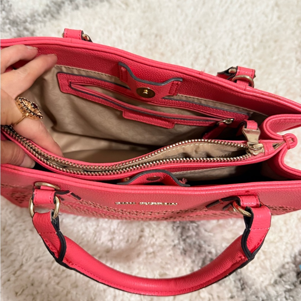 Dana Buchman Vibrant Pink Satchel - Picture 3 of 9